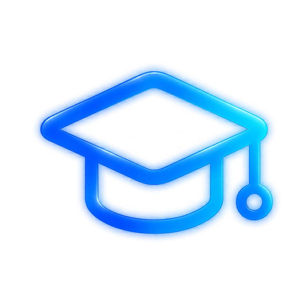 Graduation cap icon for more confident students.