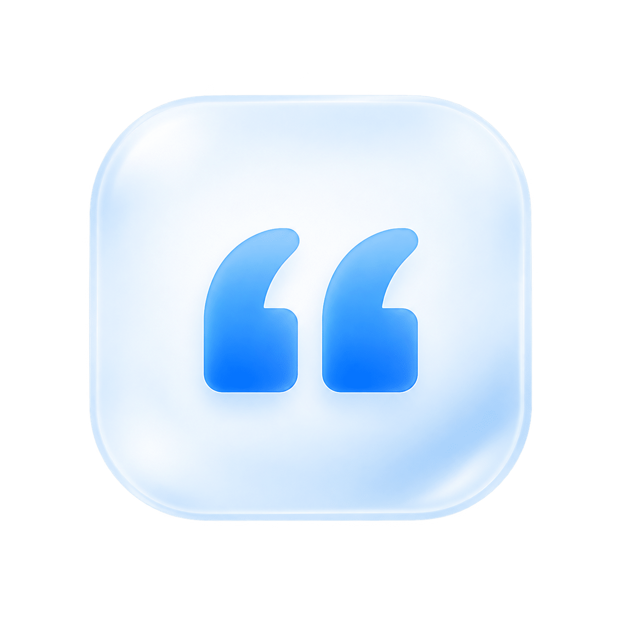 Quotation mark.